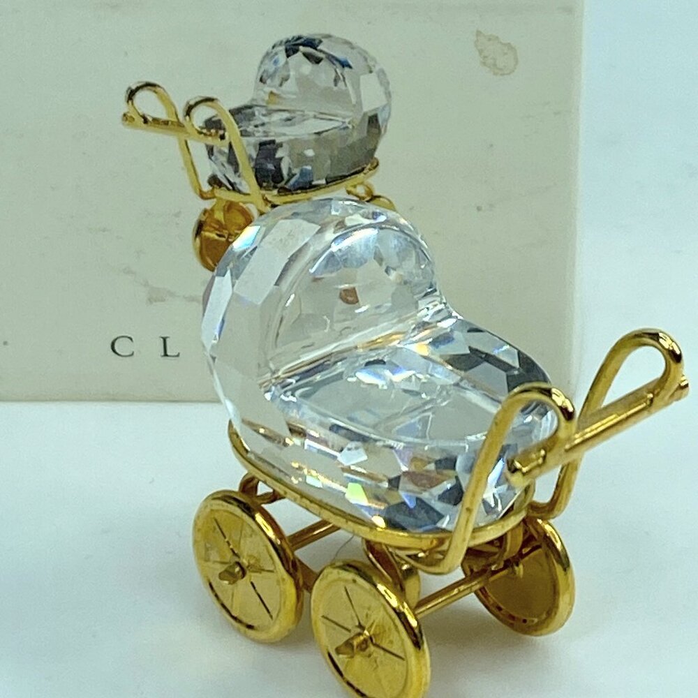 Baby Carriage/ Pram - Childhood Dreams by Swarovski COA mirror S158